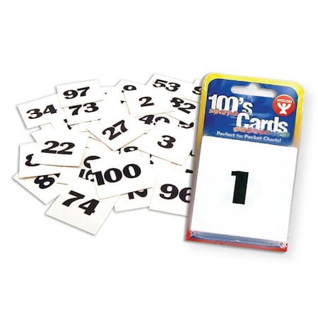 Hygloss Products Hygloss 100s Cards, Numbered 1-100, 2 x 2 61491